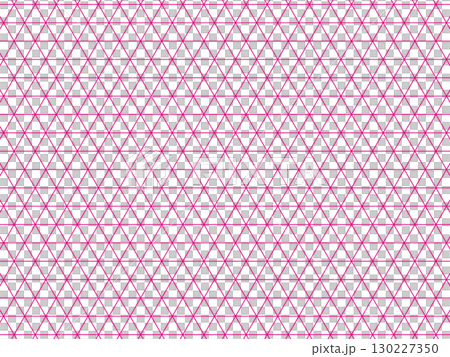 マゼンタの三つ組手亀甲の背景 130227350
