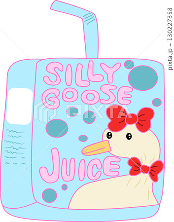 Funny Silly Goose Juice Cartoon 130227358