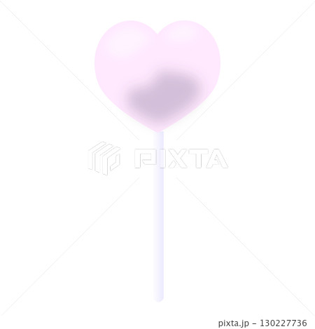 キャンディ　ハート　マシュマロホワイト　ライトピンク 130227736