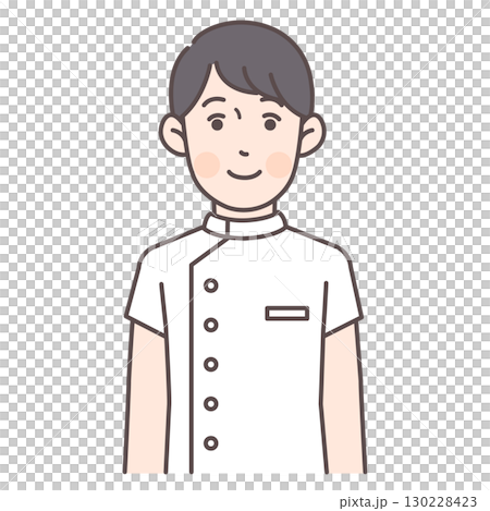 一位微笑的男護士 130228423