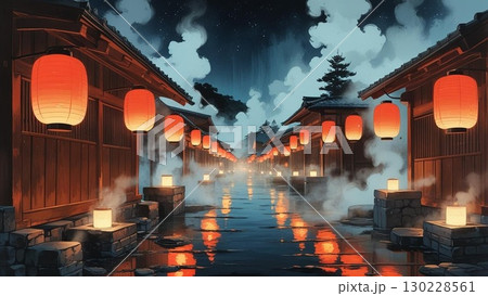 赤い灯篭 赤い灯篭 130228561