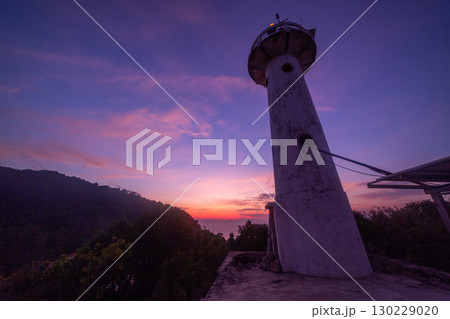 Lighthouse at Sunset 130229020