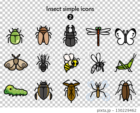 アイコン集 昆虫 130229462