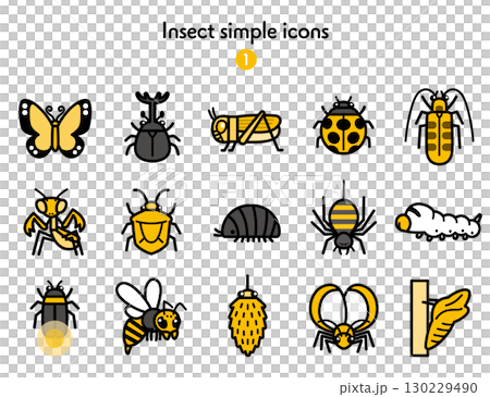 圖標收集昆蟲 130229490
