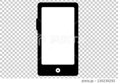Simple smartphone icon Simple smartphone icon 130230292
