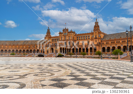 The stunning Plaza de Espana, Seville 130230361