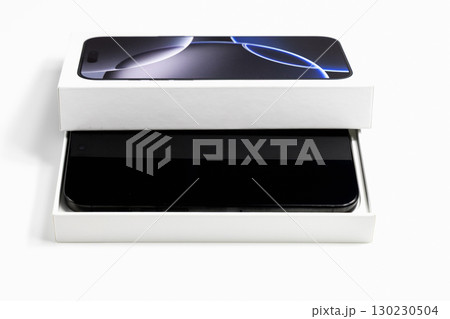 Brand new smartphone in retail box 130230504