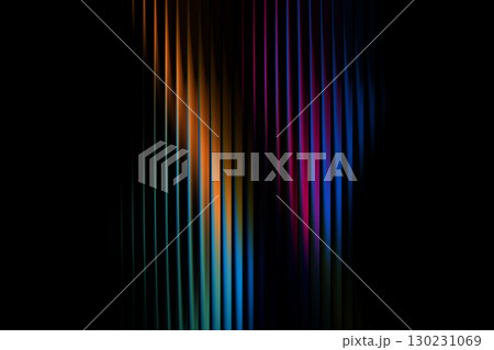 dark ribbed abstract background with glowing neon red and blue gradient stripes creating futuristic light texture for digital art and design projects dark ribbed abstract background with glowing neon red and blue gradient stripes creating futuristic light texture for digital art and design projects 130231069