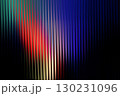 abstract futuristic holographic ribbed gradient background with glowing reflective glass waves, smooth layered neon spectrum design 130231096