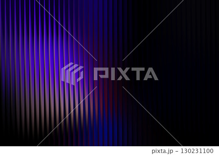 futuristic abstract ribbed gradient background with luminous holographic reflective waves, glossy neon layered digital art design 130231100