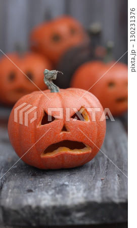 Pumpkin display at autumn festival Pumpkin display at autumn festival 130231376