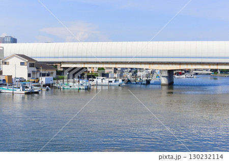 千葉県船橋市海老川水門周辺2025年8月 130232114