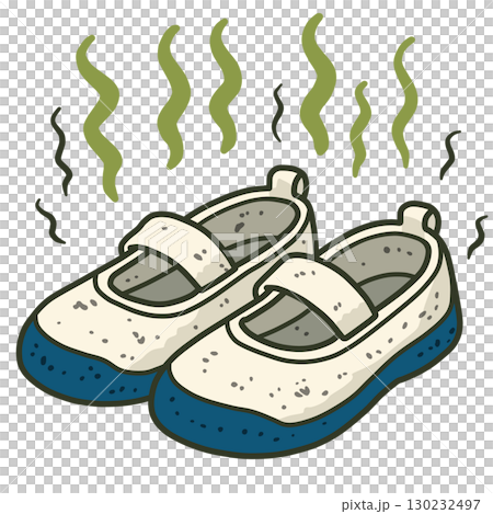 Dirty indoor shoes "AI generated image" 130232497