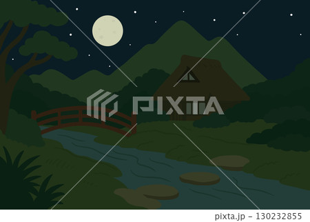 日本の原風景イメージ「AI生成画像」 130232855