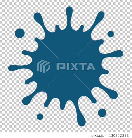 Spattered paint icon 130232858