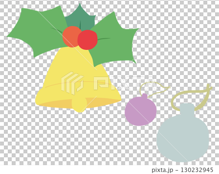 クリスマス飾り 主線なし 130232945
