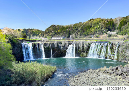 原尻の滝と桜 原尻の滝と桜 130233630