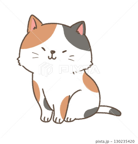 猫のかわいいイラスト 猫のかわいいイラスト 130235420