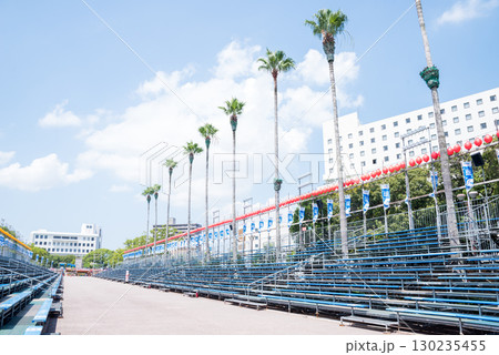 【阿波踊り】本番前の藍場浜演舞場 【阿波踊り】本番前の藍場浜演舞場 130235455