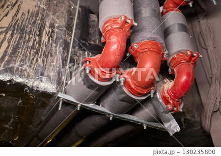 Industrial Pipe Systems utilized in a Construction Environment for various purposes 130235800