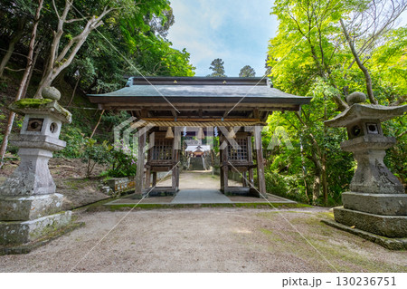 宗形神社 随神門 鳥取県米子市宗像 宗形神社 随神門 鳥取県米子市宗像 130236751