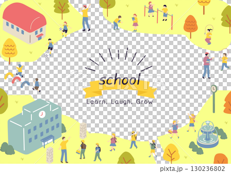 Children enjoying school life Children enjoying school life 130236802