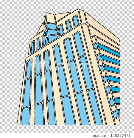 建築插圖線描 130237471