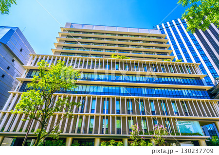 日本の東京都市景観 九段坂病院などを望む＝8月15日 130237709