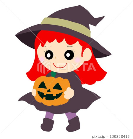 ハロウィン衣装の女の子 130238415
