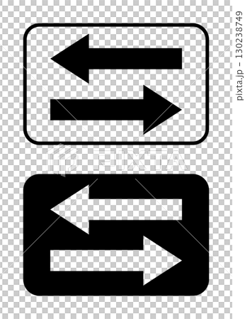 雙向箭頭圖示黑色 雙向箭頭圖示黑色 130238749