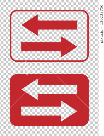 Double Arrow Icon Red Double Arrow Icon Red 130238750