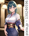 【AIイラスト】着物姿が綺麗なかわいいOLさん 130240596