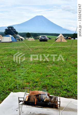 富士山を見ながらBBQ 130242347