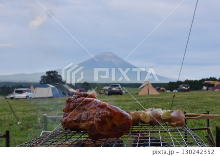 富士山を見ながらBBQ 130242352