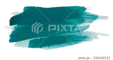 green watercolor background. Artistic hand paint. Isolated on transparent background. 130242525
