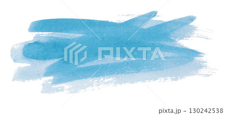light blue watercolor background. Artistic hand paint. Isolated on transparent background. light blue watercolor background. Artistic hand paint. Isolated on transparent background. 130242538