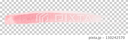 pink watercolor background. Artistic hand paint. Isolated on transparent background. 130242570