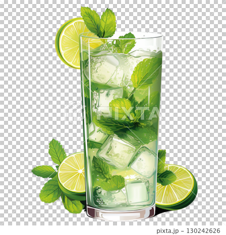 ice lemon soda 130242626