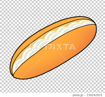 クリームコッペパンのアイコン 130242831