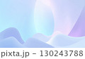 滑らかな透明感のある青色のウェーブ 130243788