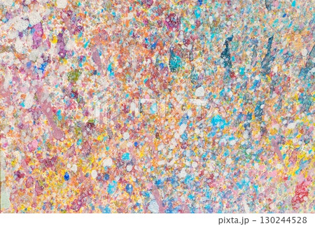 カラフルで抽象的な絵の具のペイント背景 カラフルで抽象的な絵の具のペイント背景 130244528
