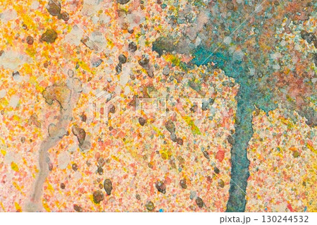 カラフルで抽象的な絵の具のペイント背景 130244532