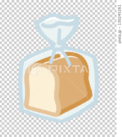 A loaf of bread in a bag A loaf of bread in a bag 130245261