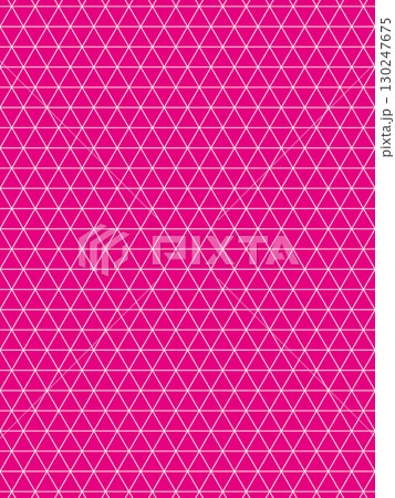 マゼンタの三つ組手亀甲の背景 130247675
