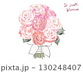 バラのシンプルイラスト 130248407