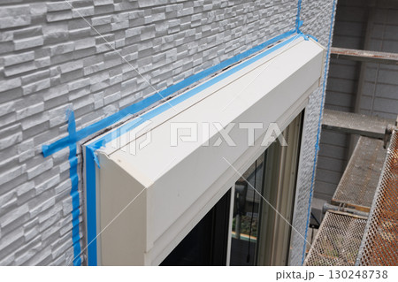 シール工事のマスキング 130248738
