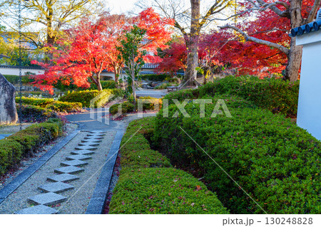 萬福寺の紅葉のある風景 130248828