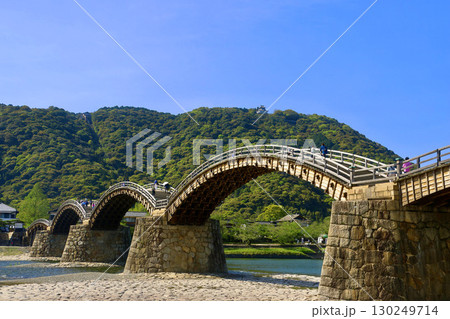 日本三名橋・錦帯橋(山口県・岩国市) 日本三名橋・錦帯橋(山口県・岩国市) 130249714