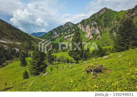 Nature landscape background, mountain peaks Nature landscape background, mountain peaks 130249831