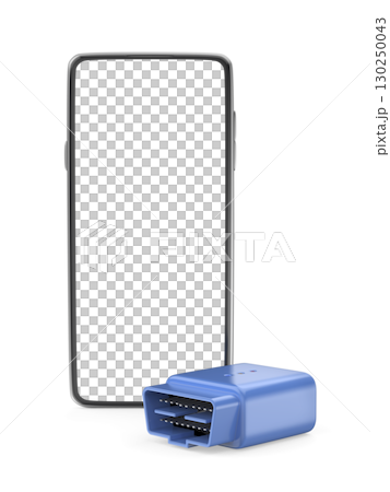 Smartphone and wireless OBD2 car diagnostic device 130250043